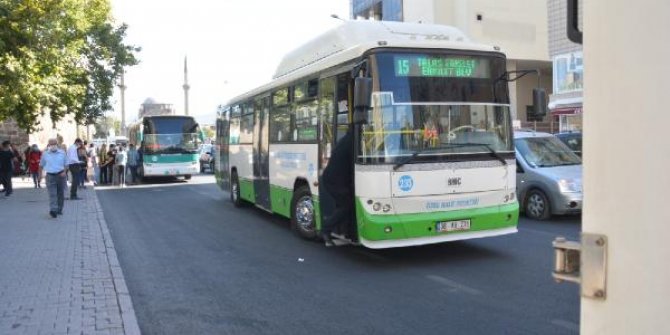 Kayseri'de toplu taşımaya 'korona' takviyesi
