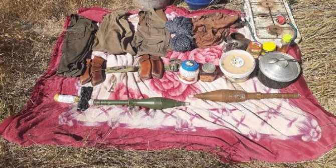 'Yıldırım 10- Norduz' operasyonunda PKK'nın silah ve mühimmatı ele geçirildi