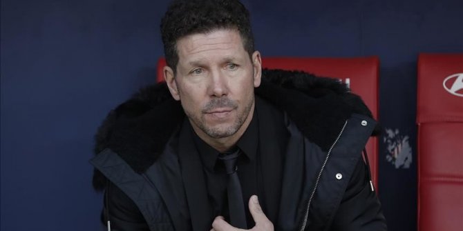 Atletico Madrid'de Kovid-19 testi pozitif çıkan Diego Simeone ev karantinasında