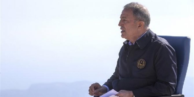 Bakan Akar: Macron'un öncülüğünde bir provokatif yaklaşım var
