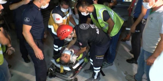 Kozyatağı metro istasyonu inşaatında kaza: 2 yaralı