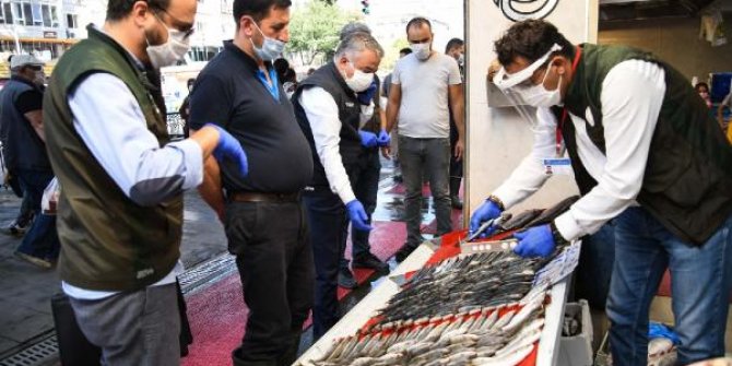 Kayseri'de yasal boyutun altındaki 50 kilo balığa el konuldu