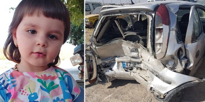 Ehliyetsiz ve alkollü sürücünün neden olduğu kazada yaralanan Küçük Aybüke hayatını kaybetti