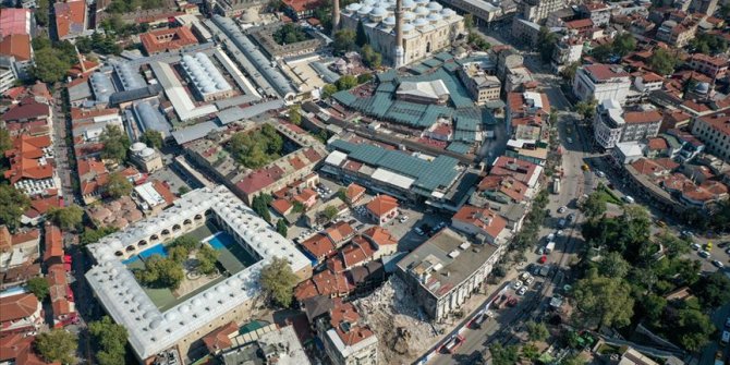 Bursalılar Hanlar Bölgesi'nin yeni silüetine kavuşacak olmasından memnun