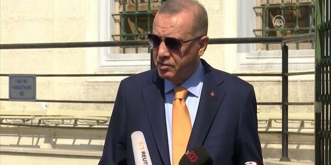 Cumhurbaşkanı Erdoğan'dan Cuma namazı çıkışı önemli açıklama