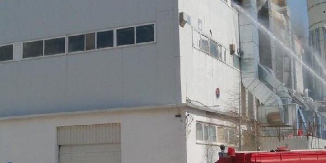Ankara'da mobilya fabrikasında yangın