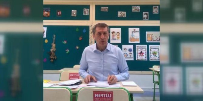 Bakan Ziya Selçuk, velilere seslendi