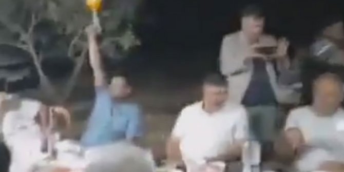 CHP'li başkana, havaya ateş açılan eğlence görüntüleri tepkisi
