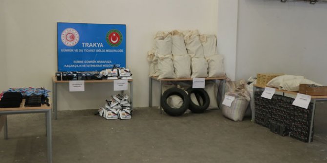 Kapıkule ve Hamzabeyli'de 4,5 milyon liralık uyuşturucu ele geçirildi