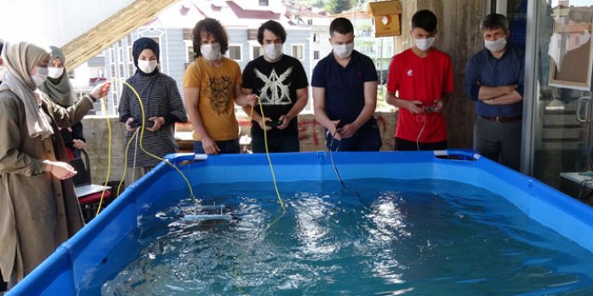 Trabzonlu öğrenciler, insansız su altı araçlarıyla TEKNOFEST'te yarışacak