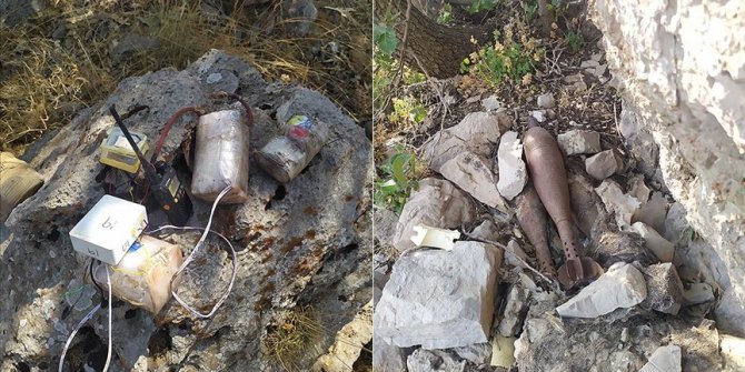 Pençe-Kaplan Operasyonu'nda PKK'ya ait mühimmat ve yaşam malzemesi ele geçirildi