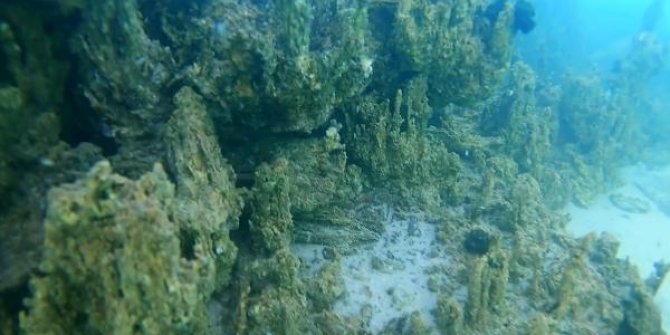 Van Gölü'nün derinliklerinde eski yerleşim yeri kalıntılarına rastlandı