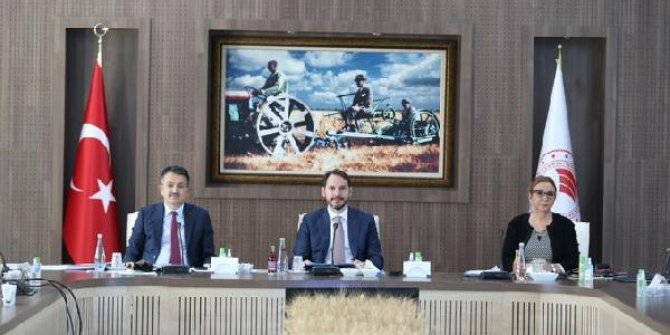 3 bakan, 'Gıda İzleme Komitesi' toplantısında bir araya geldi