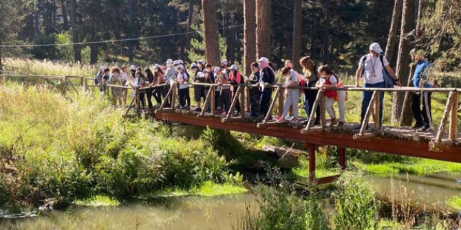 OGM'nin desteğiyle çocuklar doğa ile buluştu