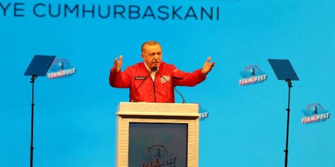 Erdoğan: Gençlerin azim ve kararlılığını hiçbir virüs, engel, tehdit durduramaz