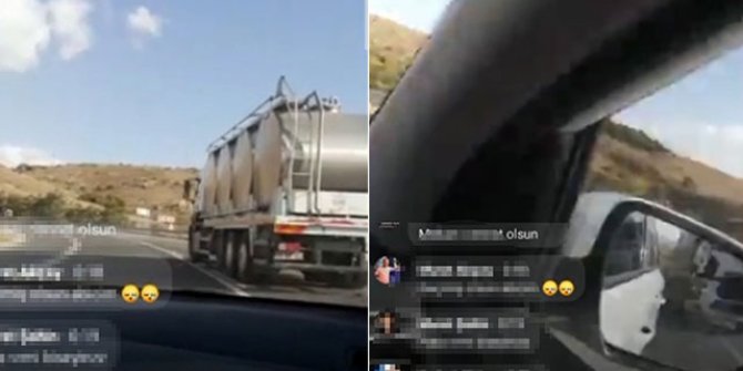 Ölümlü kaza, canlı yayında