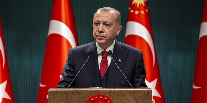 Cumhurbaşkanı Erdoğan, şehit ailesine başsağlığı diledi