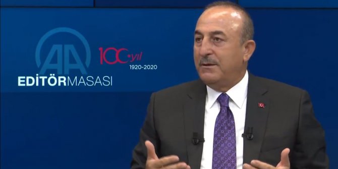 Dışişleri Bakanı Çavuşoğlu AA Editör Masası'nda konuştu