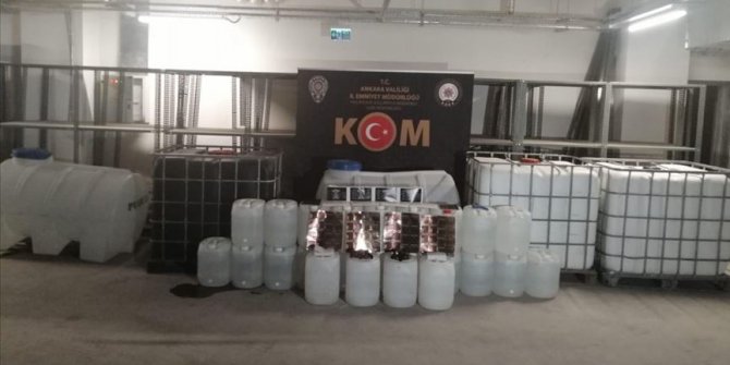 Ankara merkezli 5 ilde sahte içki operasyonu: 17 gözaltı