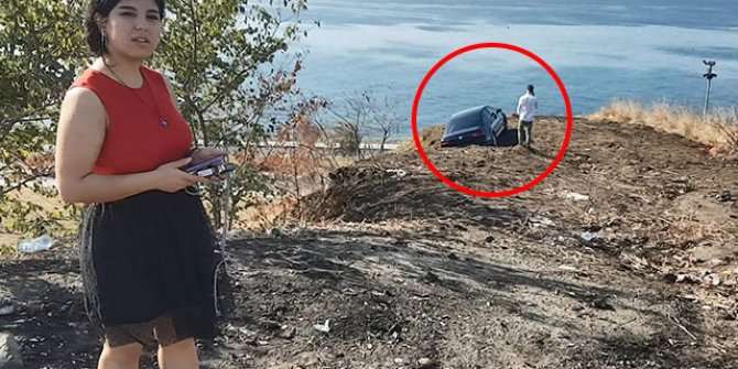 Beylikdüzü'nde sevgililerin sahili seyretme macerası