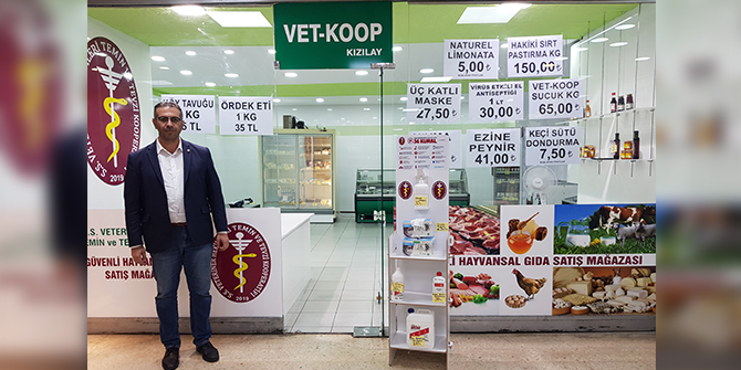 VET-KOOP’un ilk mağazası Kızılay’da açıldı