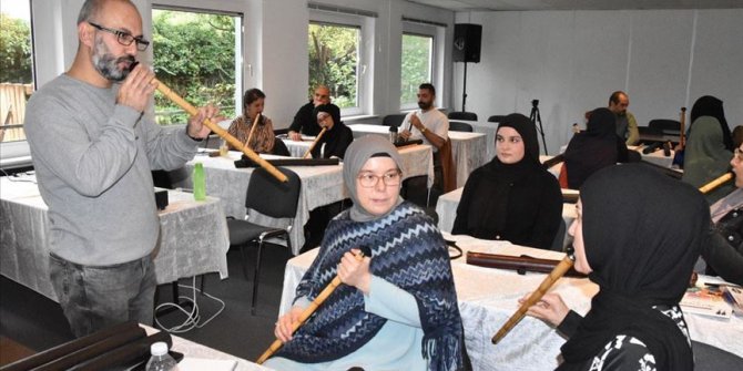 Danimarka Türk Diyanet Vakfının ney kursuna ilgi yoğun