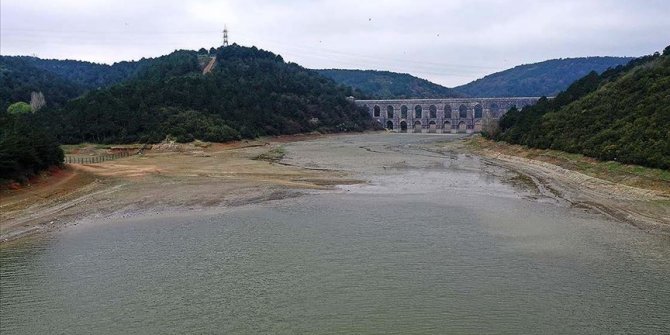 İstanbul'un barajlarındaki doluluk oranı yüzde 35,7 seviyesinde