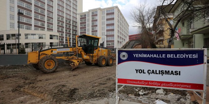 Yenimahalle’de altyapı çalışmaları sürüyor