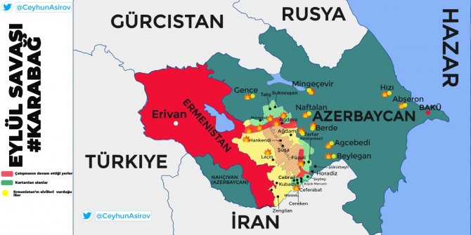 Azerbaycan-Ermenistan savaşında flaş gelişme