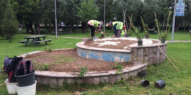 Kış öncesi parklara terapi