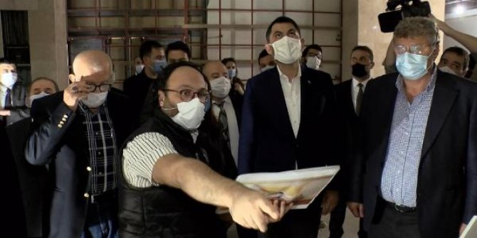 Bakan Kurum, Büyük Çamlıca Camisii külliyesinde yapımı süren müzeyi inceledi