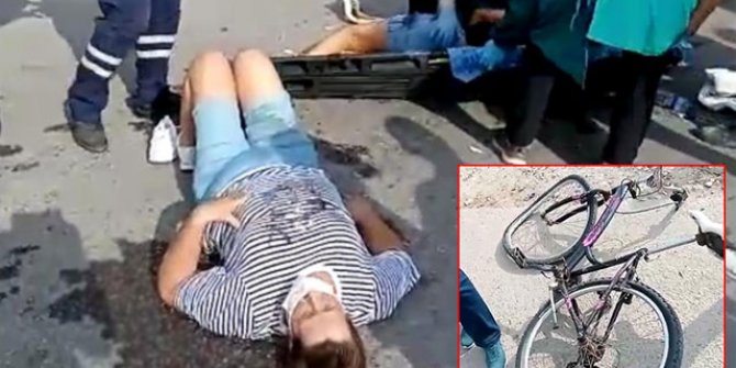 Bisikletler kafa kafaya çarpıştı: 1'i ağır 3 yaralı