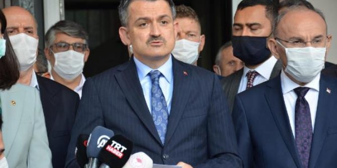Bakan Pakdemirli: Hatay'daki orman yangınında iki köyün tahliyesini istedik