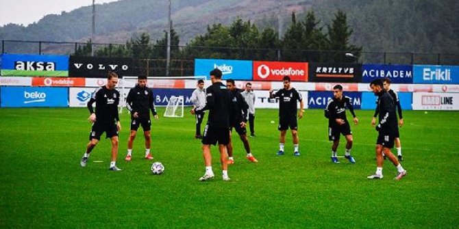 Beşiktaş günü çift antrenmanla tamamladı