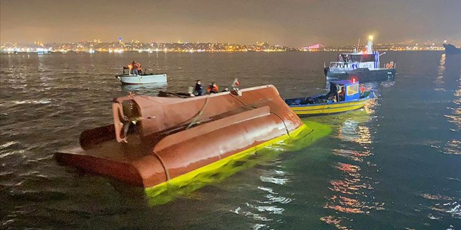 İstanbul'da balıkçı teknesi battı: 2 ölü