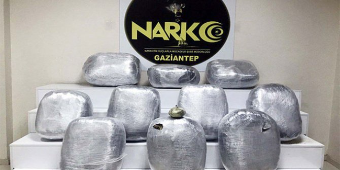 Akaryakıt tankerinde, 100 kilo kubar esrar ele geçti