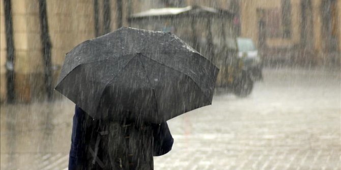 Meteorolojiden 'kuvvetli yağış' uyarısı