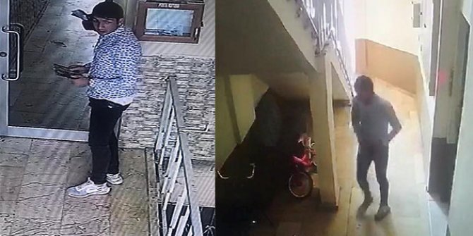 Apartmana girip, tuvaletini yaptı