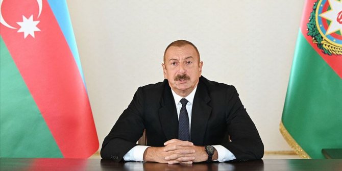 Azerbaycan Cumhurbaşkanı Aliyev: Ermenistan'ın namert hareketleri Azerbaycan halkının iradesini kıramayacak