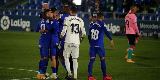 Getafe sahasında Barcelona'yı mağlup etti