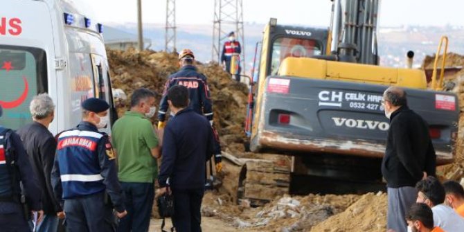 Lojman inşaatı altyapı çalışmasında göçük: 1 işçi öldü
