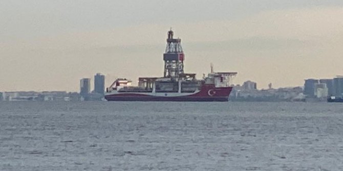 'Kanuni' sondaj gemisi İstanbul'da
