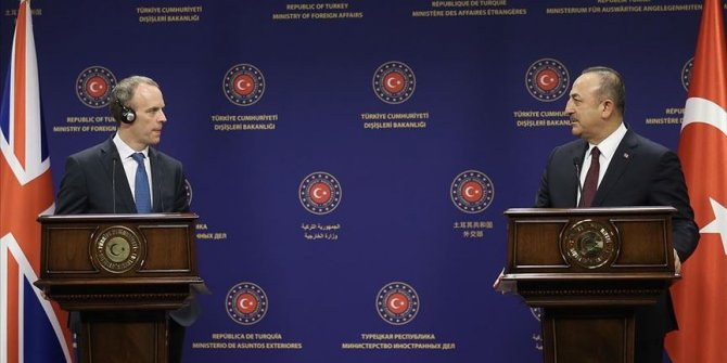 Dışişleri Bakanı Çavuşoğlu İngiliz mevkidaşı Raab ile görüştü