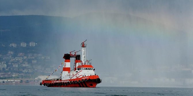 Söndüren-10 römorkörü Kocaeli'den KKTC'ye uğurlandı