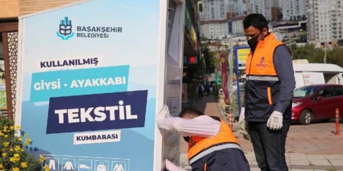 Başakşehir’de tekstil atıkları sosyal yardıma dönüşüyor