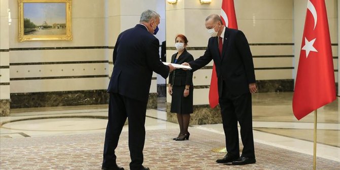 Almanya'nın Ankara Büyükelçisi Schulz, Cumhurbaşkanı Erdoğan'a güven mektubu sundu