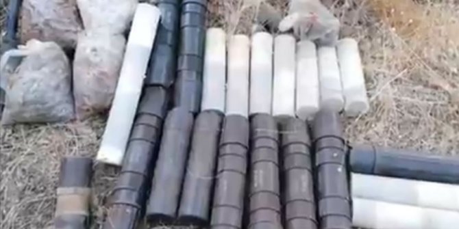 Hakurk bölgesinde terör örgütü PKK'ya ait silah ve mühimmat ele geçirildi