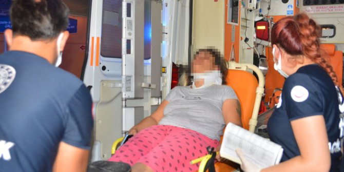 Adana'da, eşi tarafından darbedilen kadın hastaneye kaldırıldı