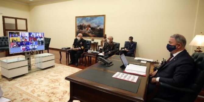 Bakan Akar, NATO Savunma Bakanları Toplantısı'na katıldı