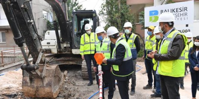 Balıkesir’de içme suyu şebekesi yenileniyor
